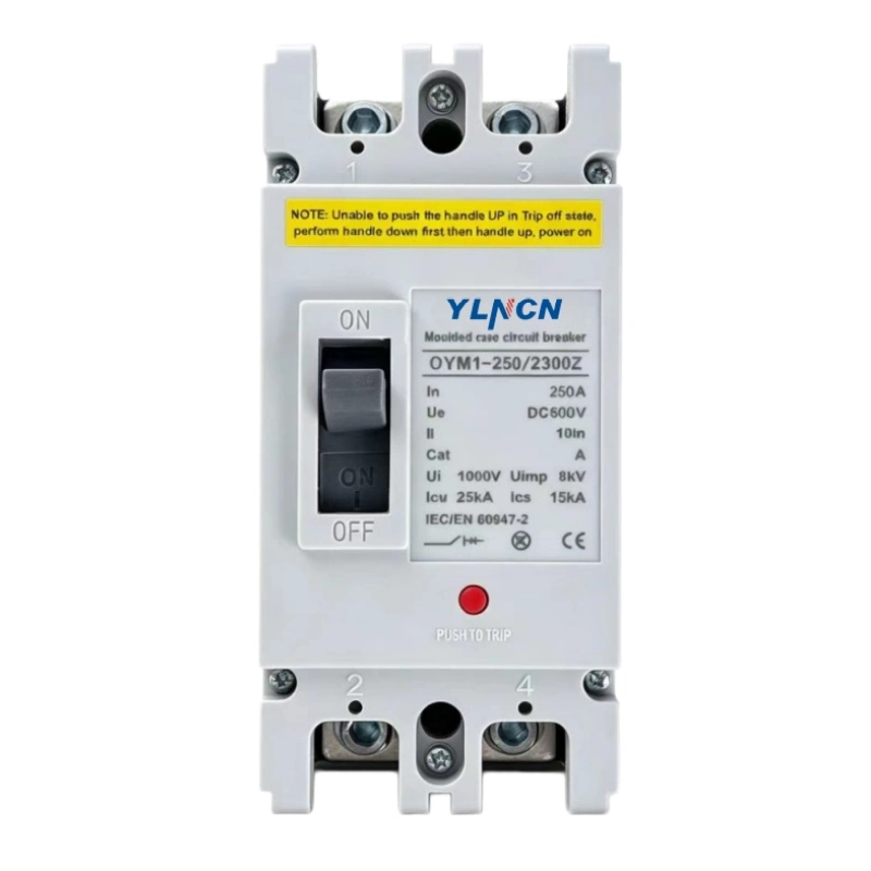 600V 250A DC Moulded Case Circuit Breaker For PV System Protection