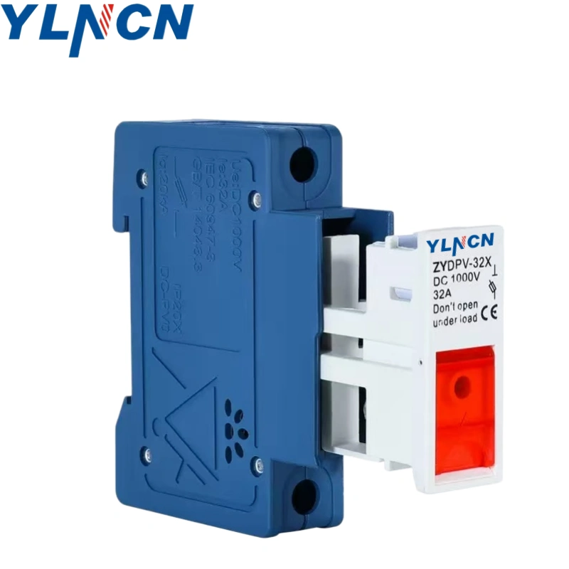 10×38 Fuse Base DC 1000V Fuse Holder for PV Combiner Box Solar System